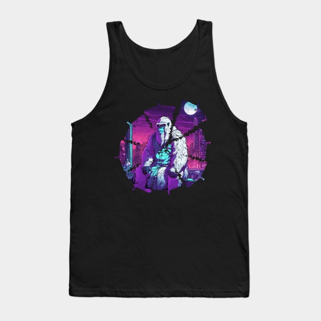 Yeti Christmas Tree Pizza Tank Top by Gofart